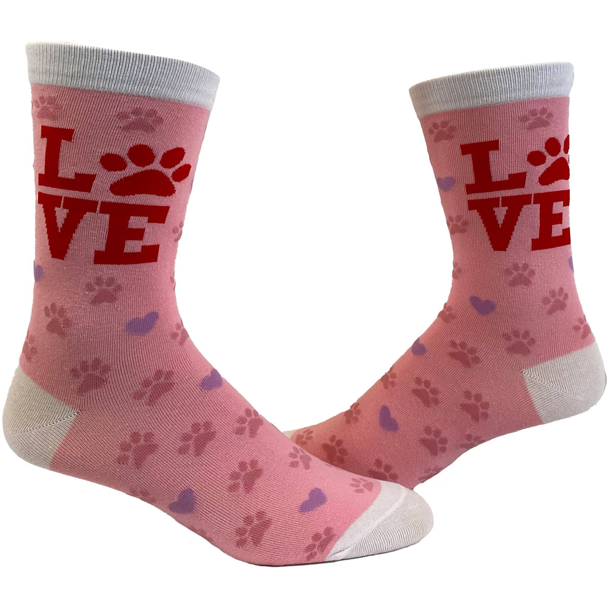 Womens Love Paw Socks