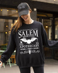 Salem Medicines, Spooky, Skeleton,  Halloween Sweatshirt