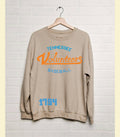 Tennessee Vols Baseball Stencil Sand Thrifted Sweatshirt