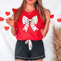 Red Heart Bow Tee