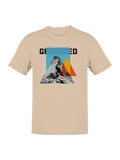 Grounded Mountain Adventure Art Men's T-Shirt