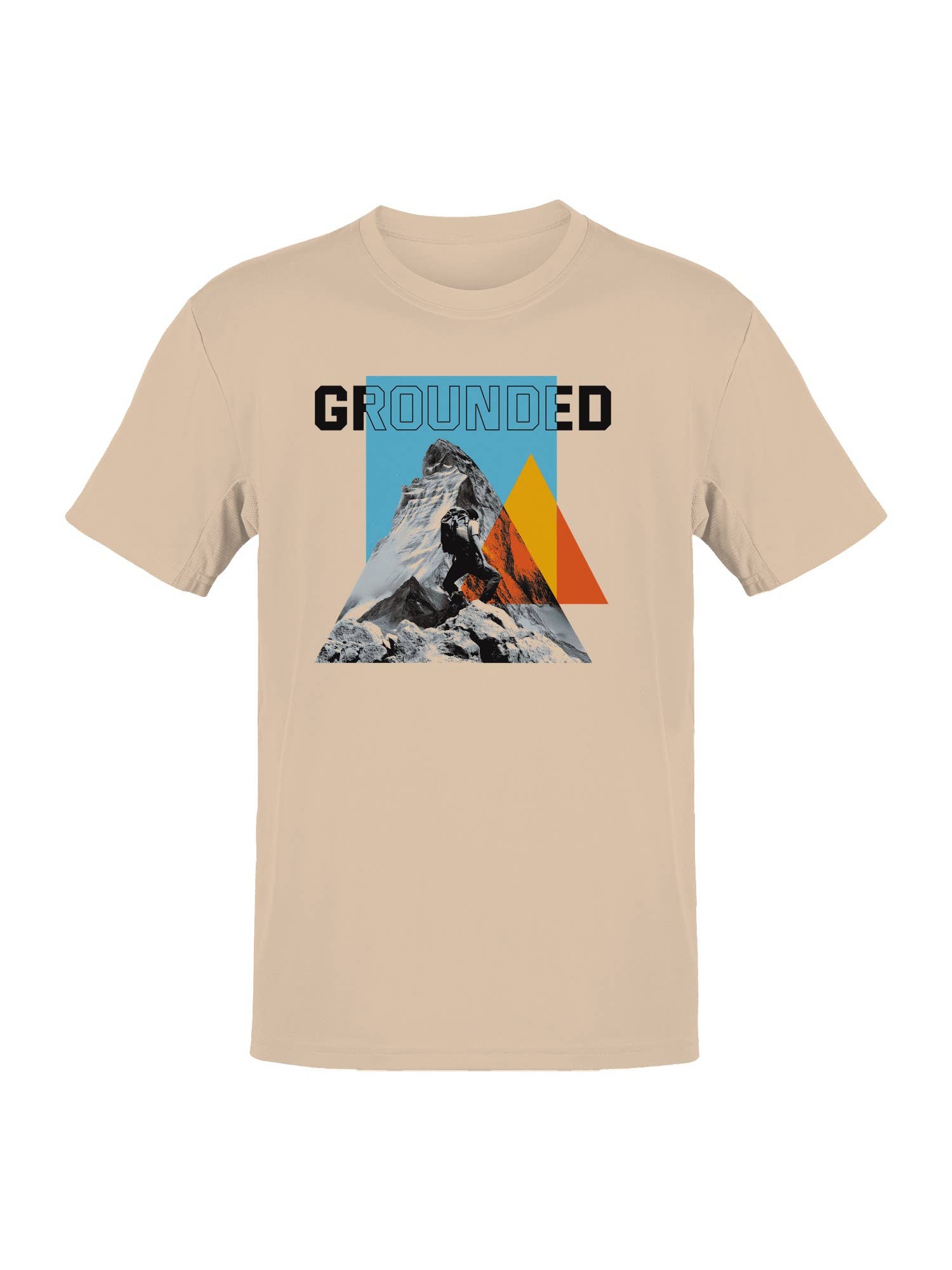 Grounded Mountain Adventure Art Men's T-Shirt