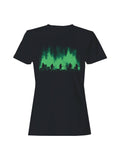 Electric Rock Concert Silhouette Women's T-Shirt