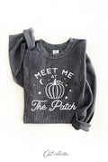 Meet Me At the Patch Thermal Vintage Pullover