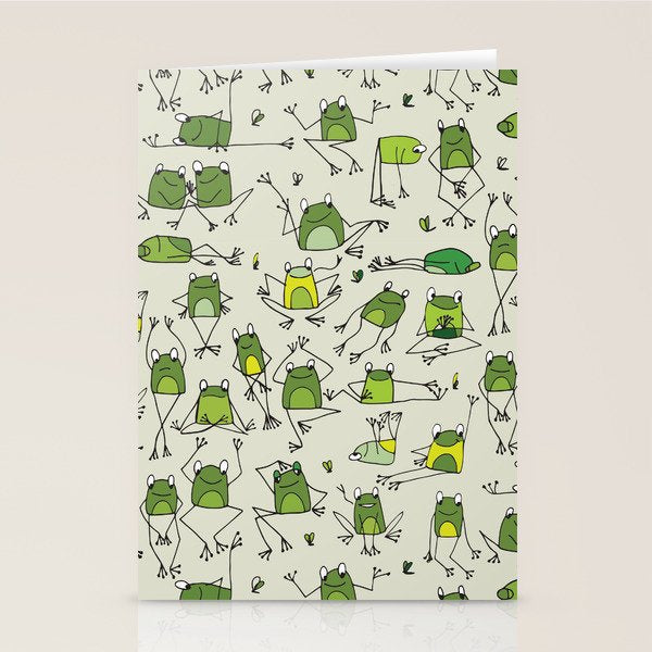 Funny Frogs Stationery Card Gallery Image 2