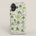 Funny Frogs iPhone Case Gallery Image 1