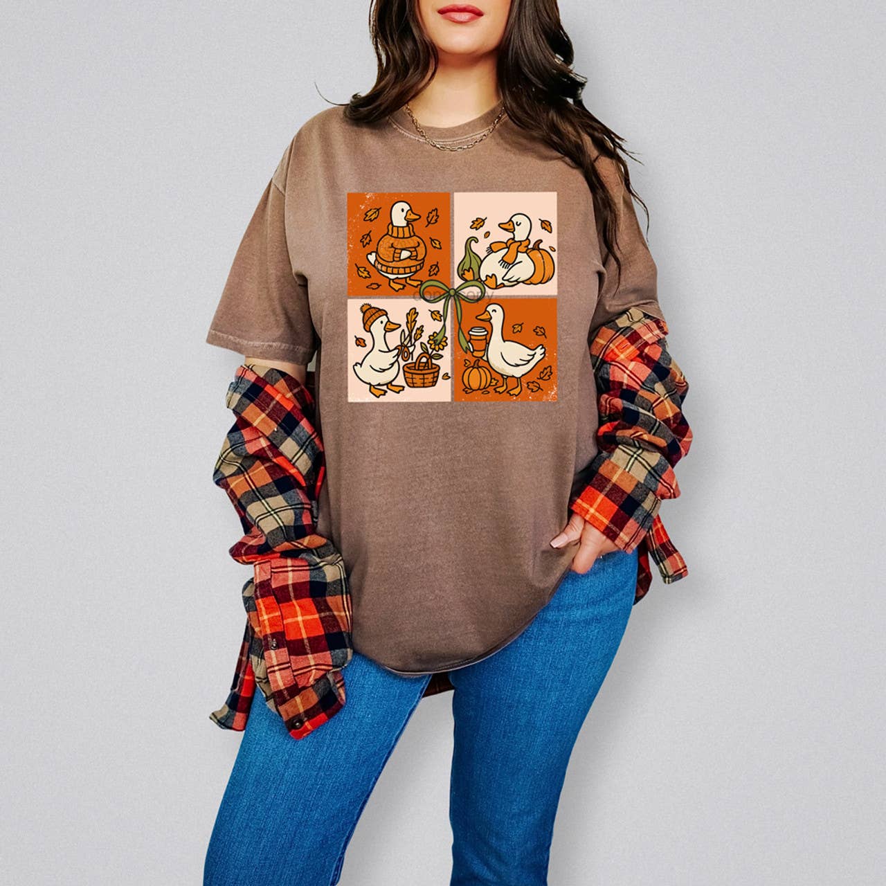 Fall Goose Tee