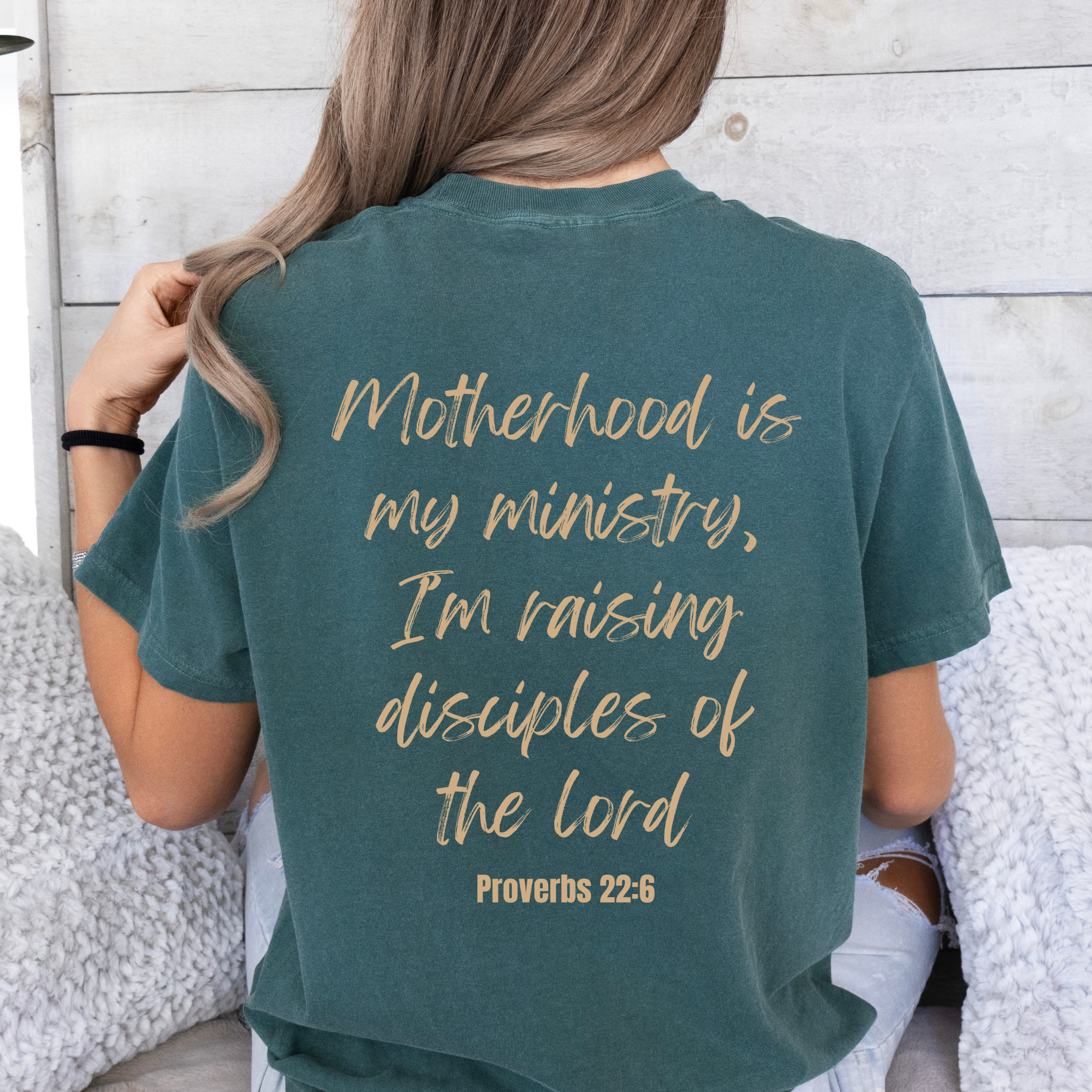 Proverbs 22:6 Graphic Tee - Christian Faith Tee - Spring Tee