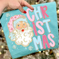 Preppy Santa Christmas Tee