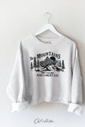 The Mountains Are Calling Mid Graphic Sweatshirt
