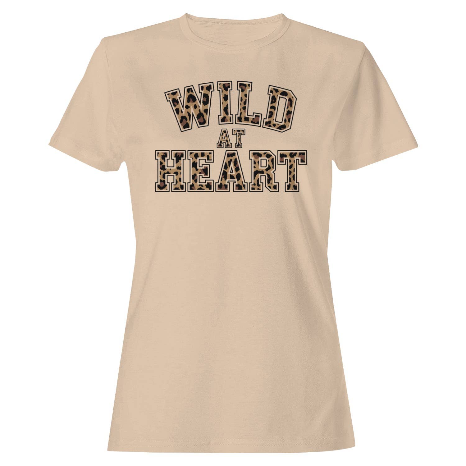 Wild Heart Leopard Print Women's T-Shirt