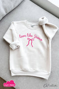 Love Like Jesus Puff Youth Unisex Graphic Sweatshirt
