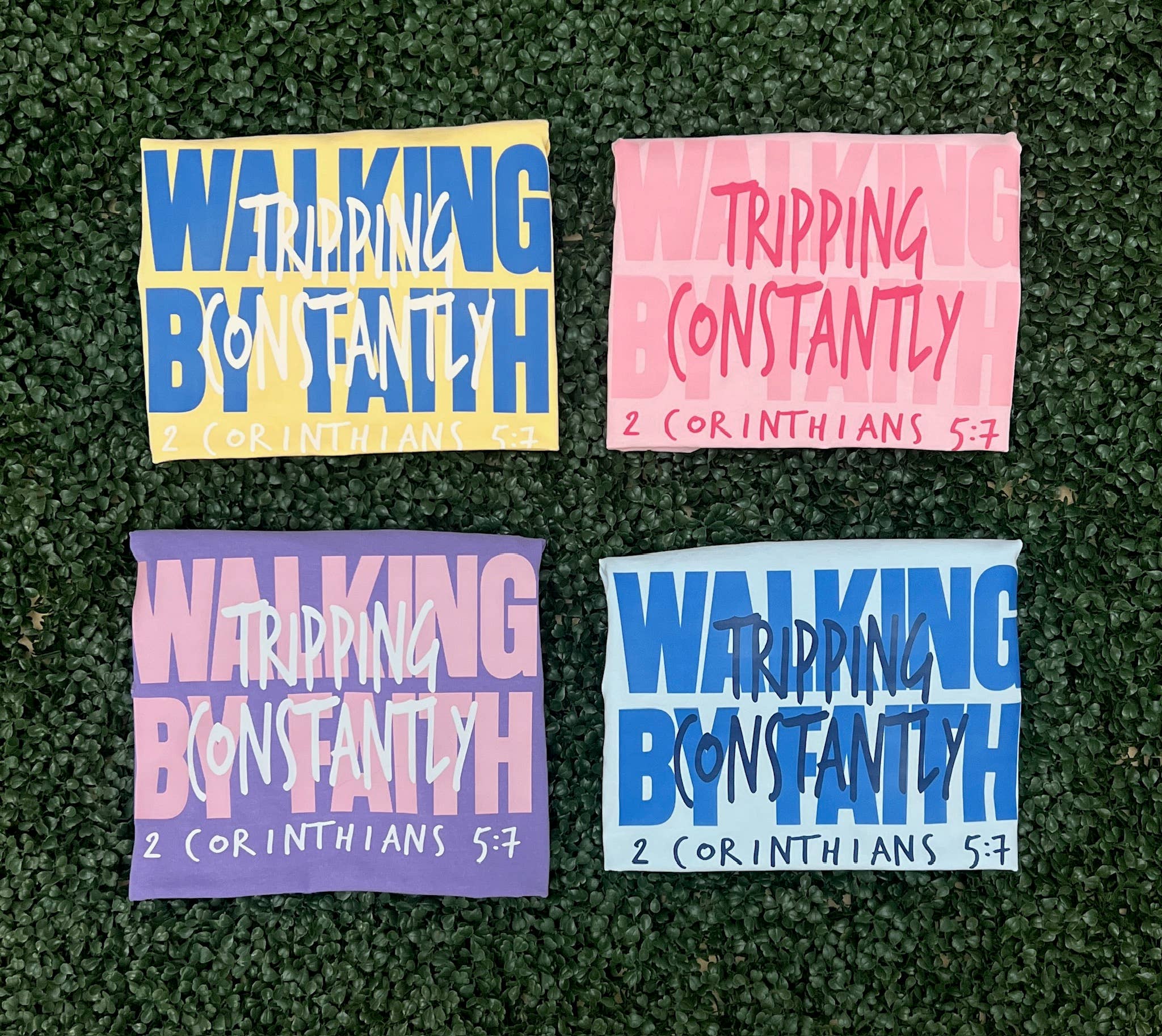 Walking By Faith Tripping Constantly On Comfort Colors