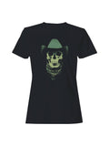 Cowboy Skull Bandana Design Women's T-Shirt
