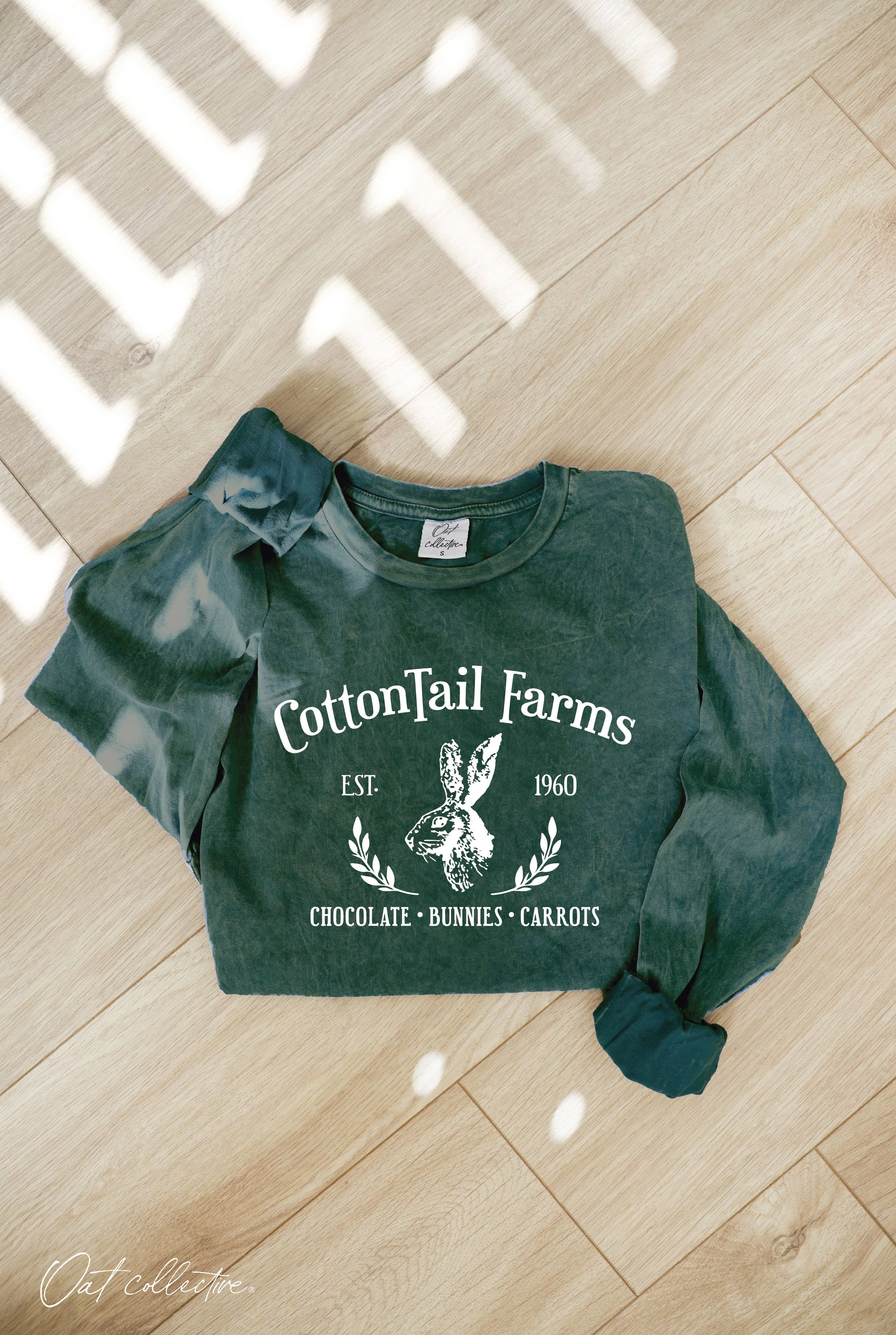 Cottontail Farms  Mineral Washed Long Sleeve Graphic