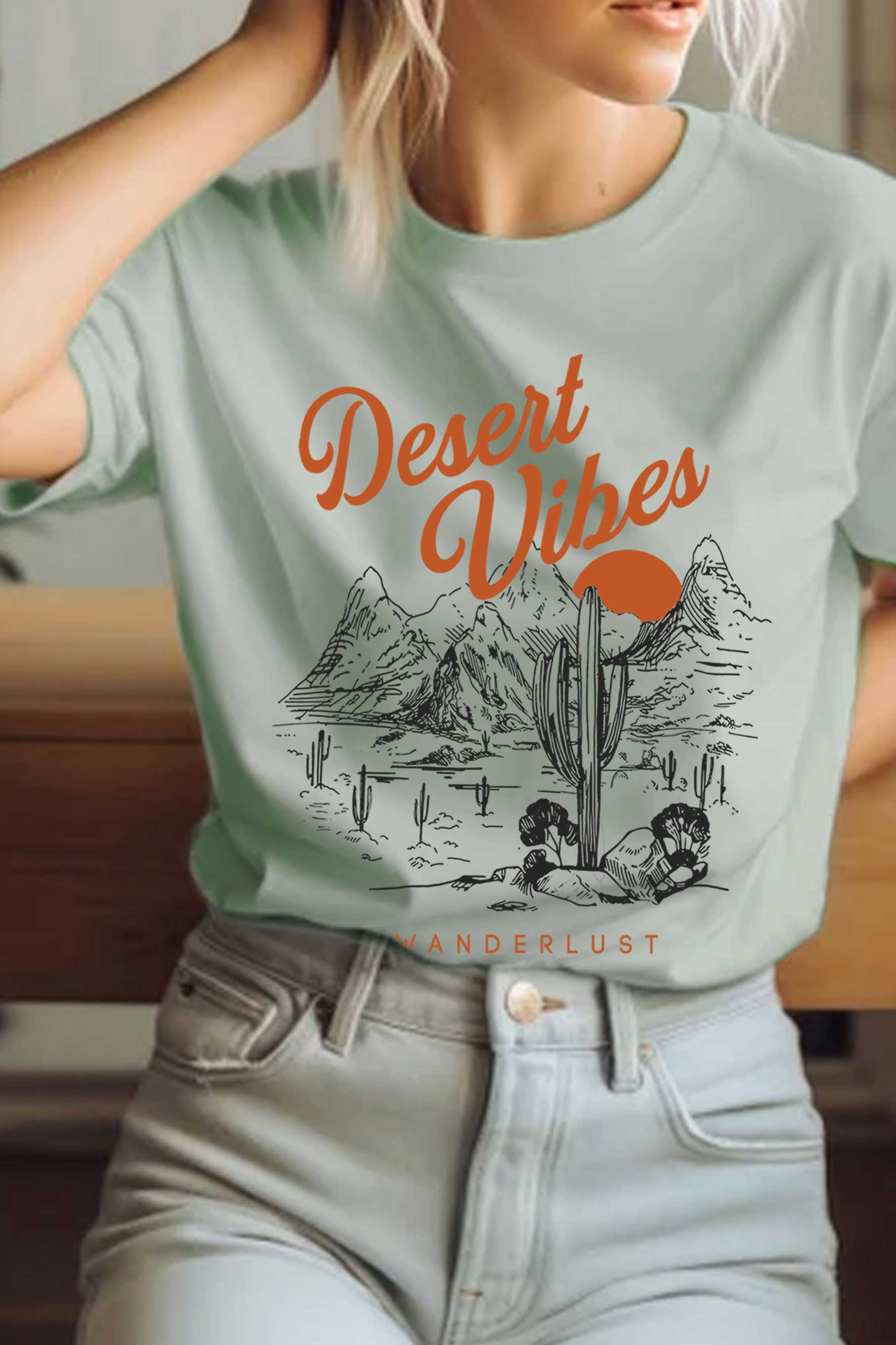 Desert Vibes Wanderlust Graphic Tshirts