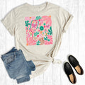 Retro Floral Nurse Graphic Tee