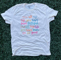 All My Life You Have Been Faithful Multicolor On Cream Tee