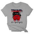Trump Girl No Apologies Tee - 1408