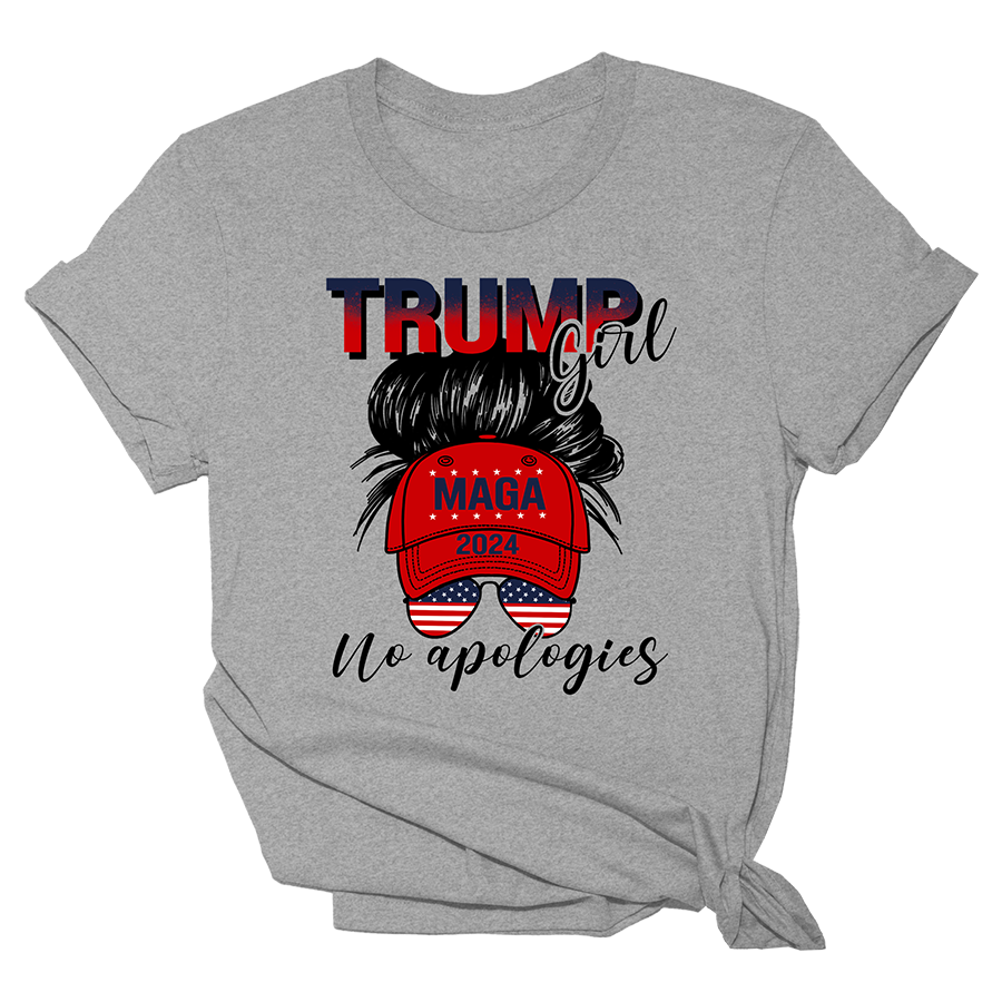 Trump Girl No Apologies Tee - 1408