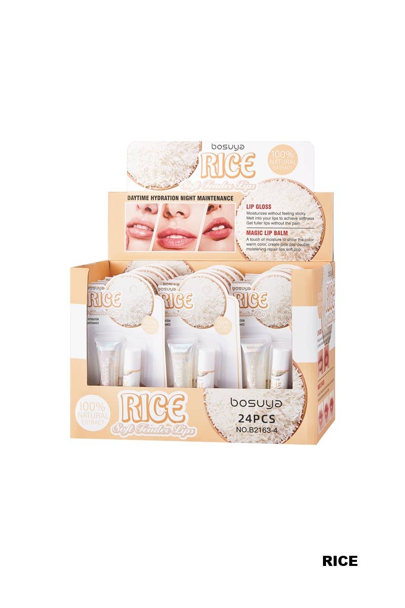 .._ 1216 Tinting Lip Balm & Lip Gloss Duo w/ Display Box SI-29204