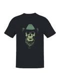 Cowboy Skull Bandana Design Men's T-Shirt