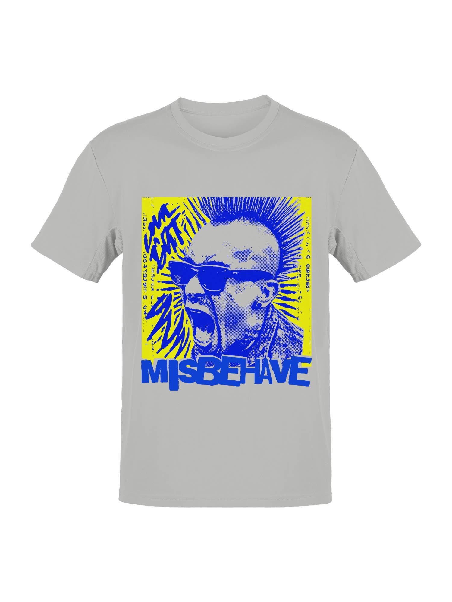 Misbehave: Bold Punk Art Men's T-Shirt