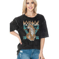 Rock N Roll World Tour 1991-Unisex Oversized Mineral Wash T