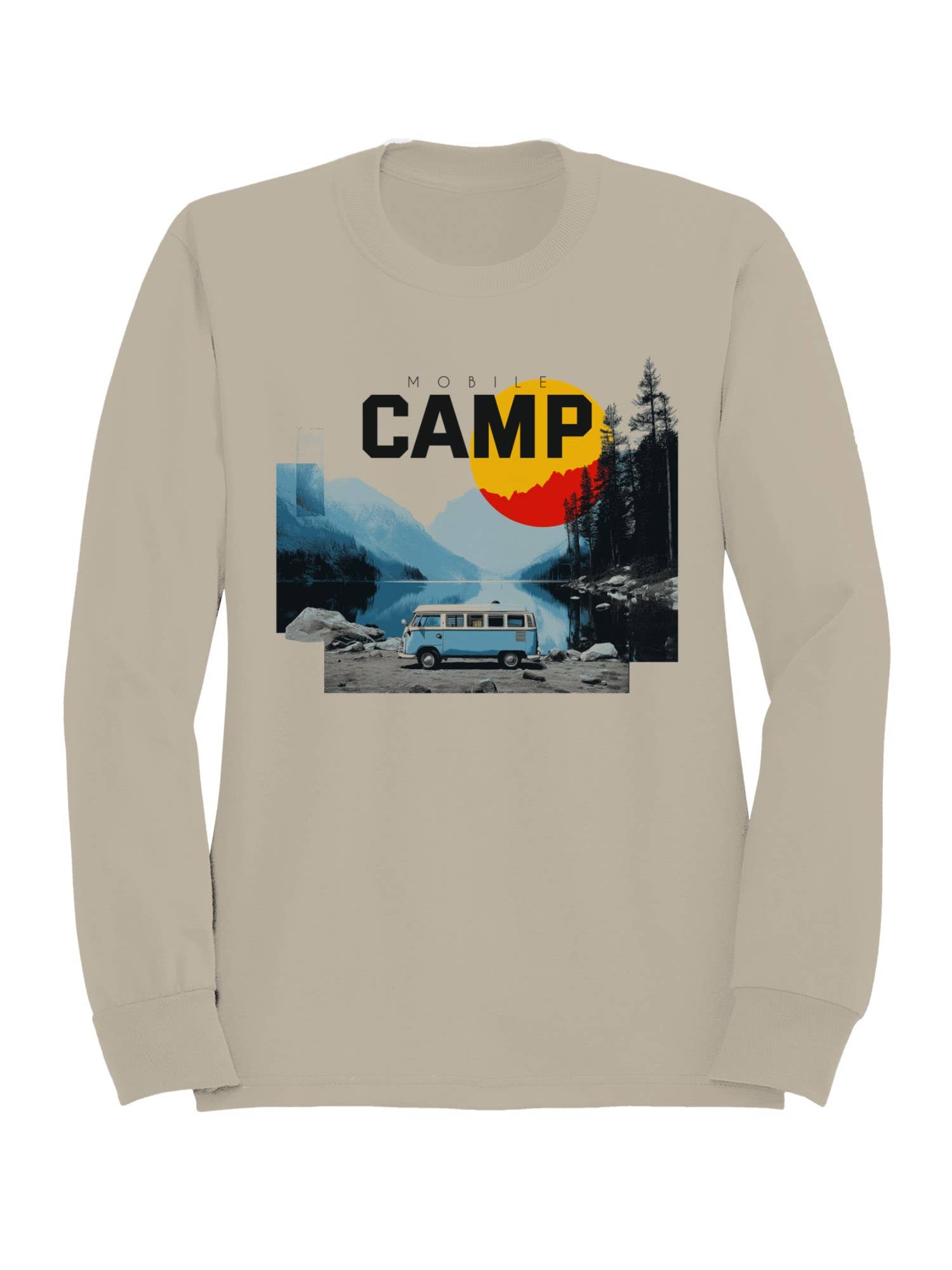 Retro Van Adventure Graphic Men's Sweatshirt