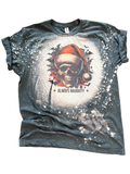 Always Naughty Gothic Christmas Bleached Tee