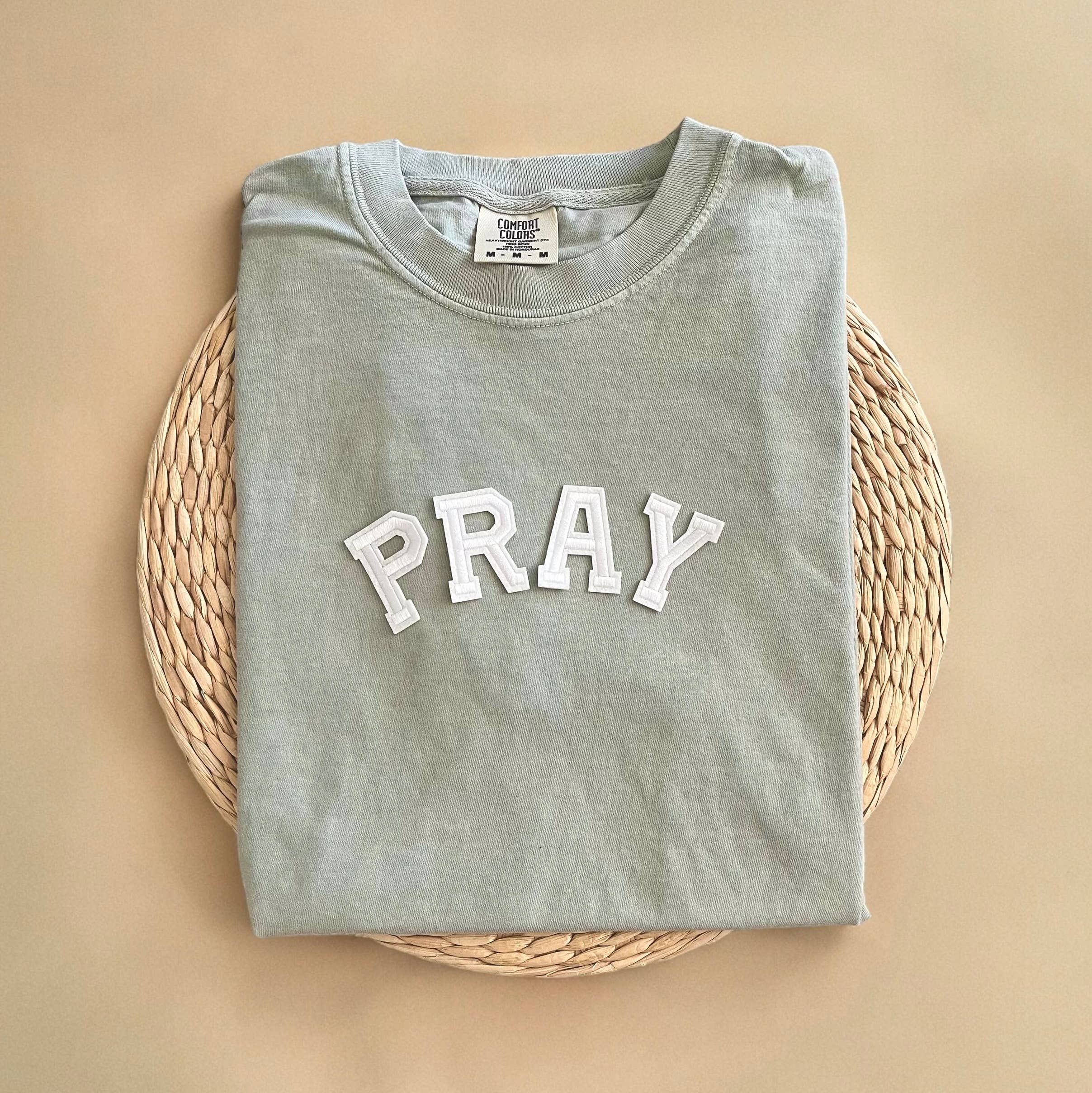 Comfort Colors Pray Shirt, Christian Tshirts