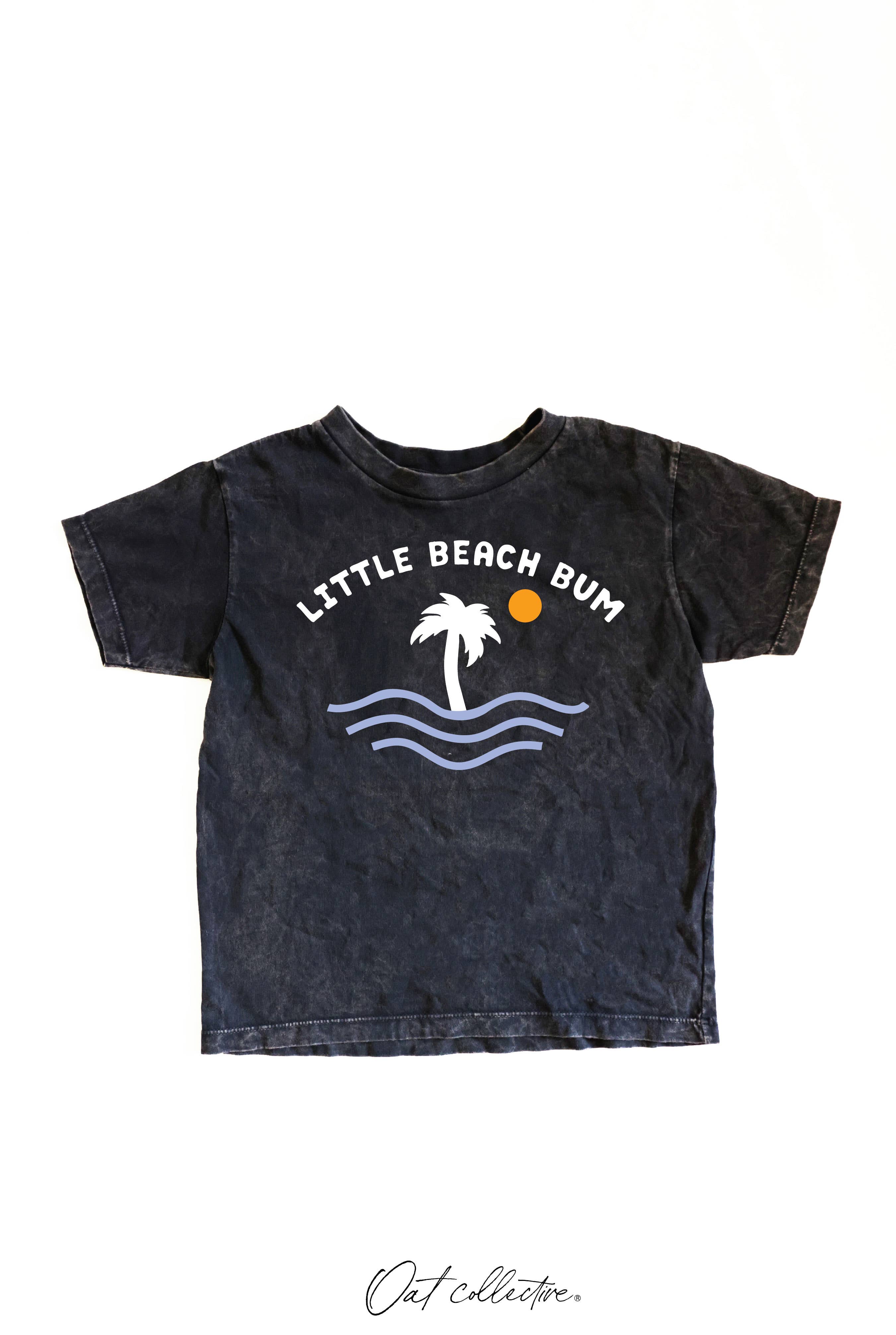 Little Beach Bum Toddler Washed Graphic Top