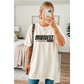 Midwest Mama Vintage  Graphic Oversized Tee