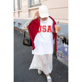 USA  Graphic Oversized Tee