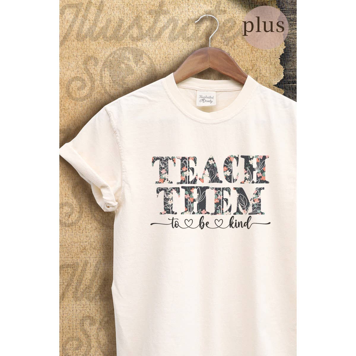 Teacher Vintage Graphic Plus Tee