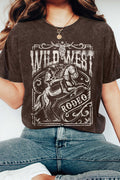 Wild West Rodeo Cowboy Mineral Graphic Tshirts