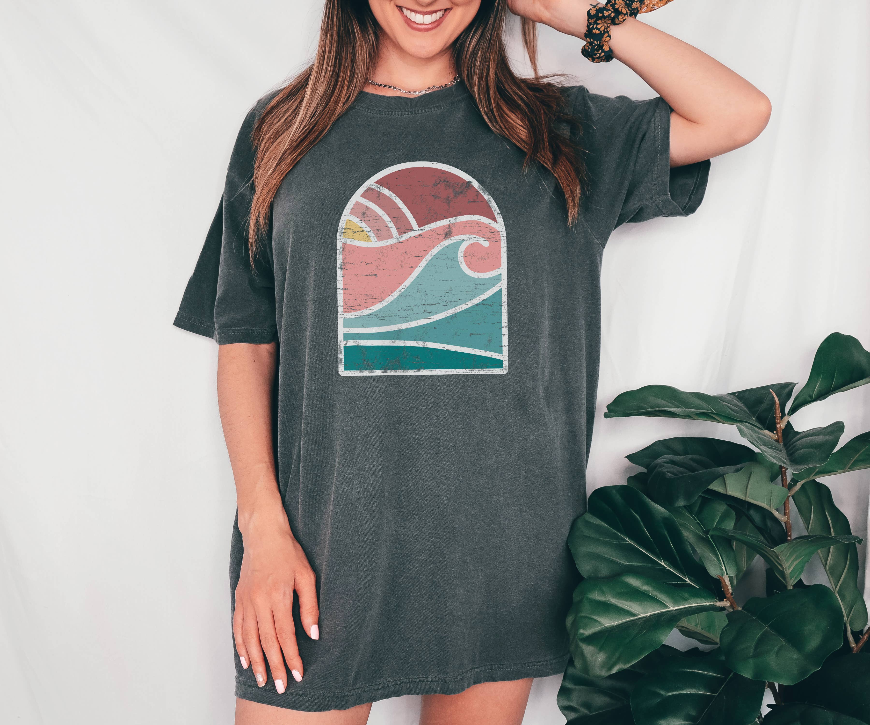 Arched Sunset Tee | Summer | Beach | Sizes S-2XL