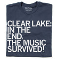Clear Lake: Music Survived T-Shirt (R)