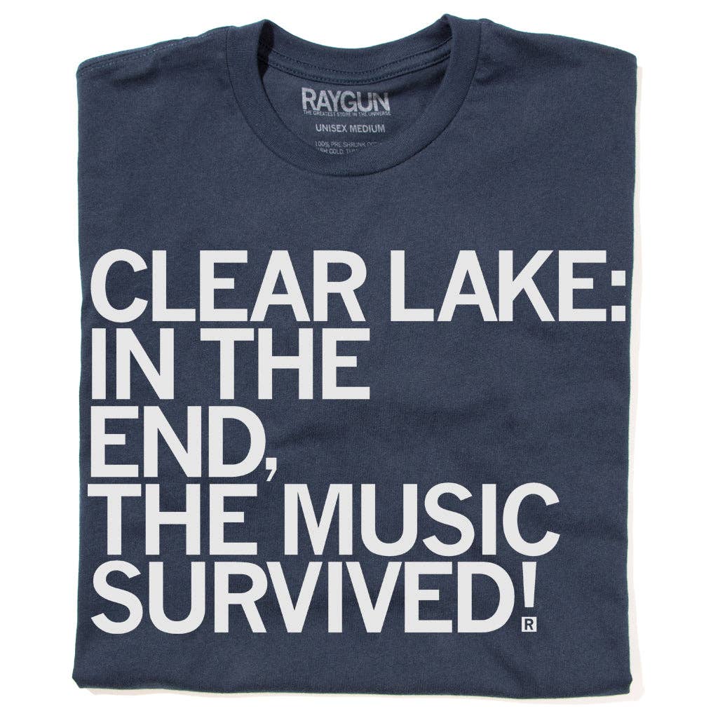 Clear Lake: Music Survived T-Shirt (R)