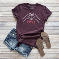 Love Sign Tee | Valentine's Day | Sizes XS-2XL