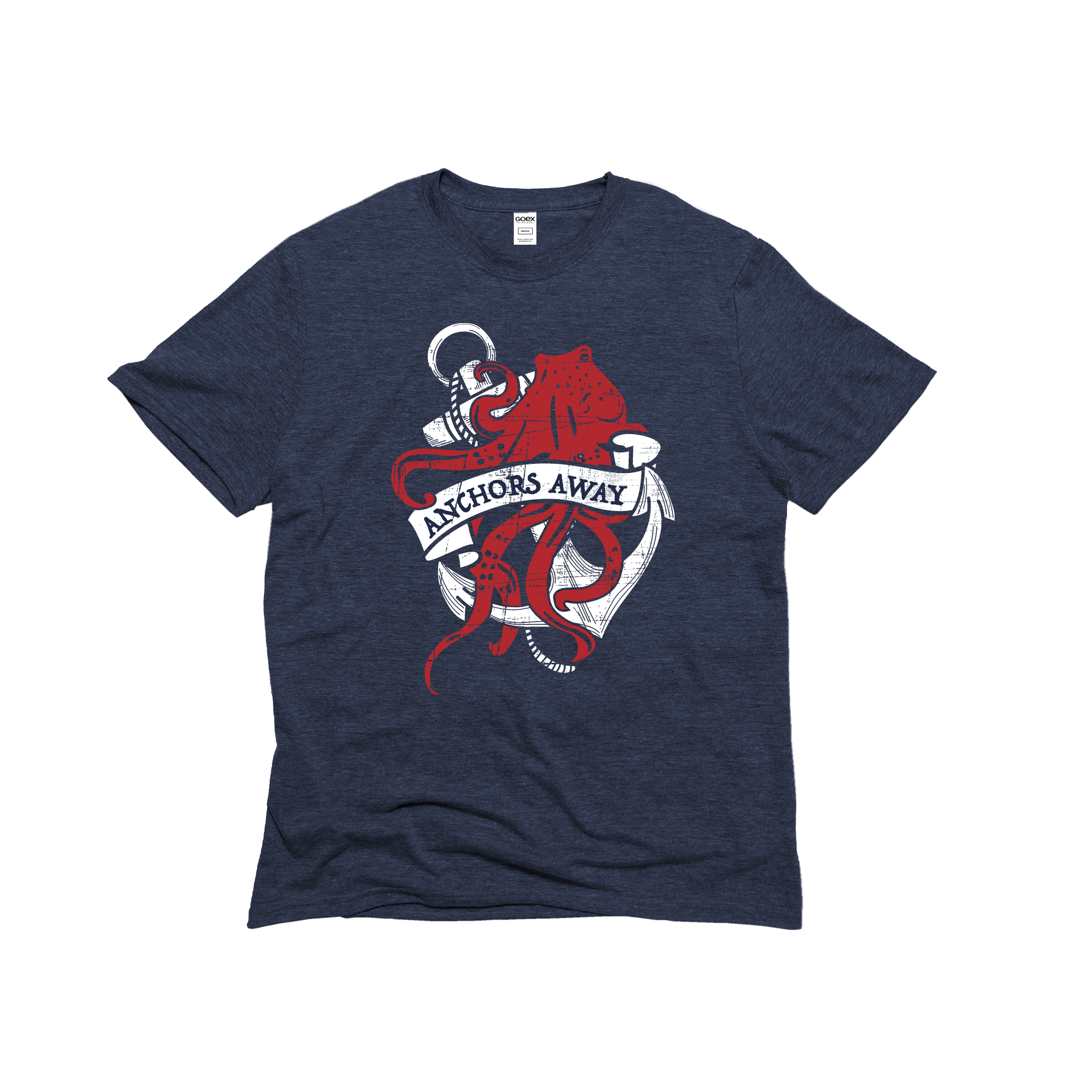 Anchor Octopus Graphic Tee Unisex- 12pk