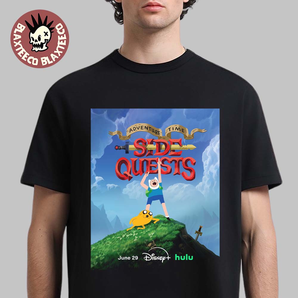 Adventure Time Side Quests Series Poster T-Shirt