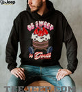 Be Sweet & Gentle Strawberry Cake Character Vintage Wash T Shirt