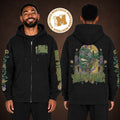 Billy Strings Summer Tour 2026 Cicada Rider Zip Up Hoodie Shirt