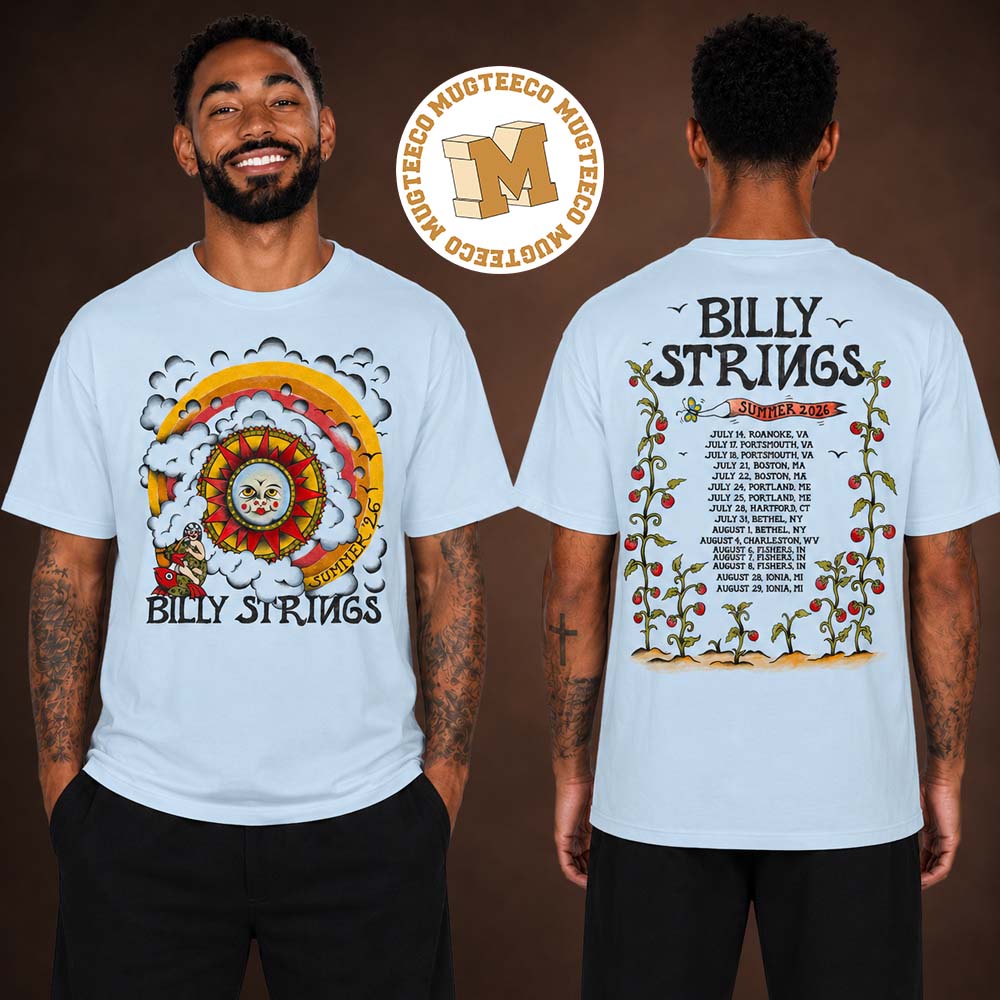 Billy Strings Summer Tour 2026 With Dates T-Shirt