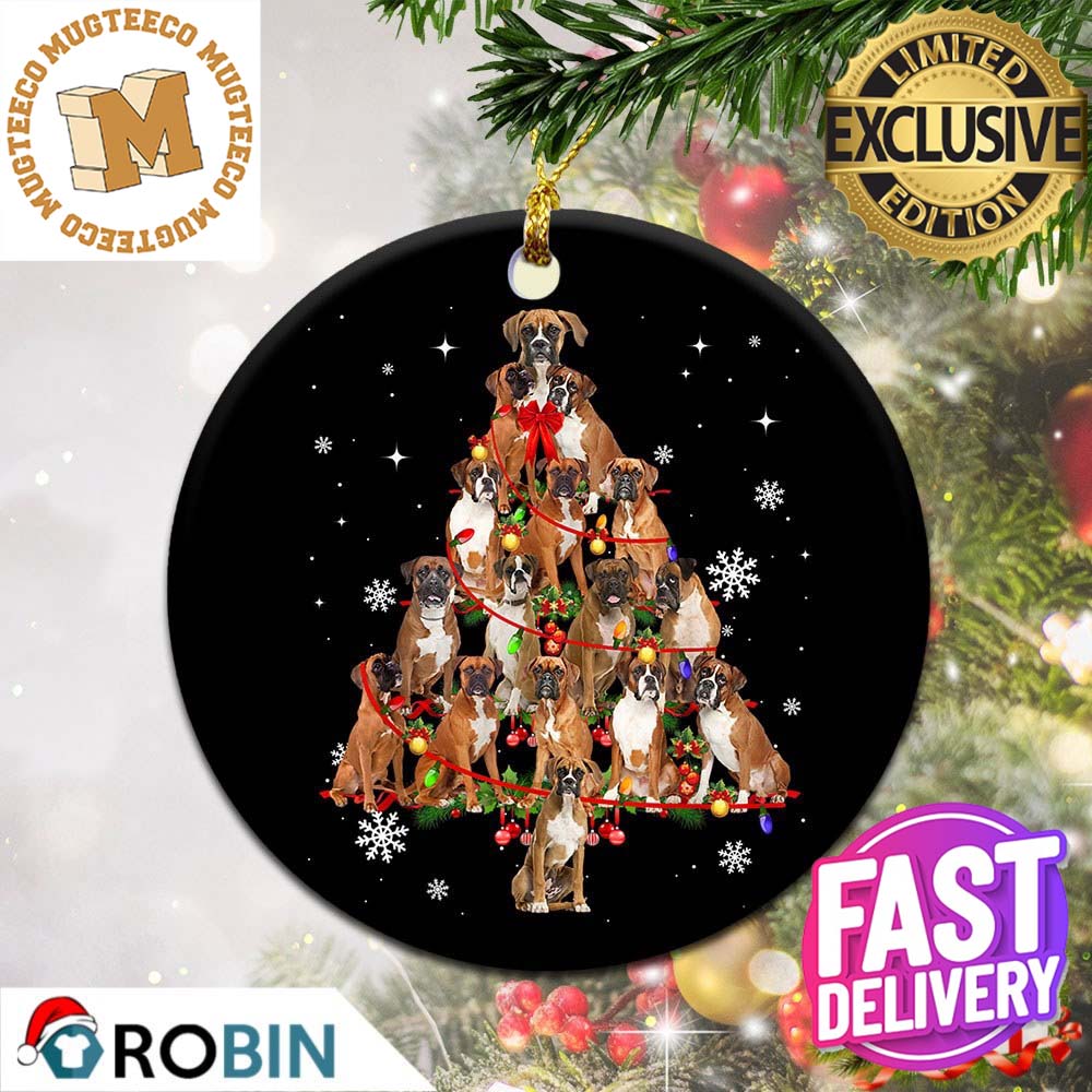 Boxer Christmas Tree Lights Christmas Decorations Ornament