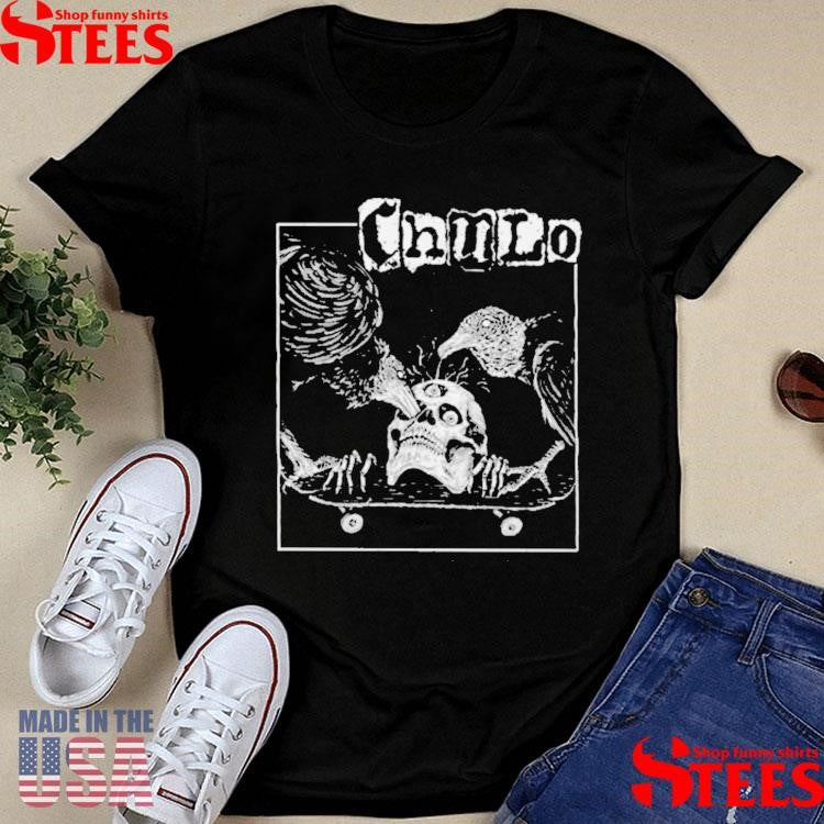 Chaudo Skull Raven Skateboard Shirt