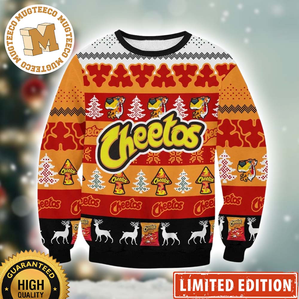 Cheetos Snack Ugly Christmas Sweater
