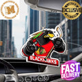 Chicago Blackhawks NHL Mascot Christmas Car Decorations Ornament