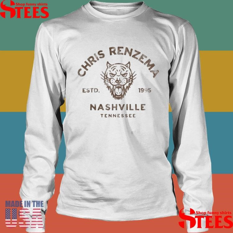 Chris Renzema Nashville Tennessee Est 1995 Tiger T-shirt
